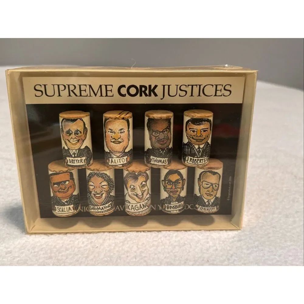 HogmalionโSupreme Cork Justice Political Humor Wine Corks 2006 - Open Box